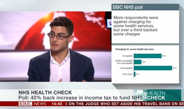 Vivek Kotecha discusses overseas patient charging on BBC News