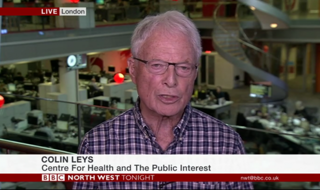 Discussing patient safety risks in private hospitals on BBC Northwest