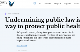 Undermining public law is no way to protect public health