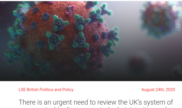 There is an urgent need to review the UK’s system of communicable disease control administration and its public health laws