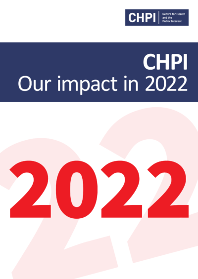 CHPI publishes Impact Report for 2022